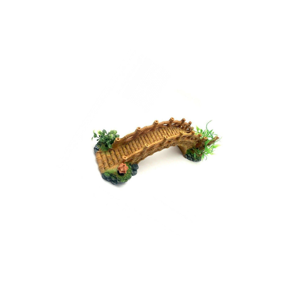 Aquarium simulation arch bridge landscape