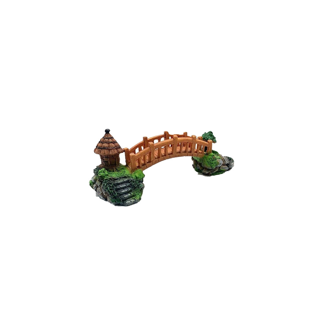 Aquarium simulation arch bridge landscape