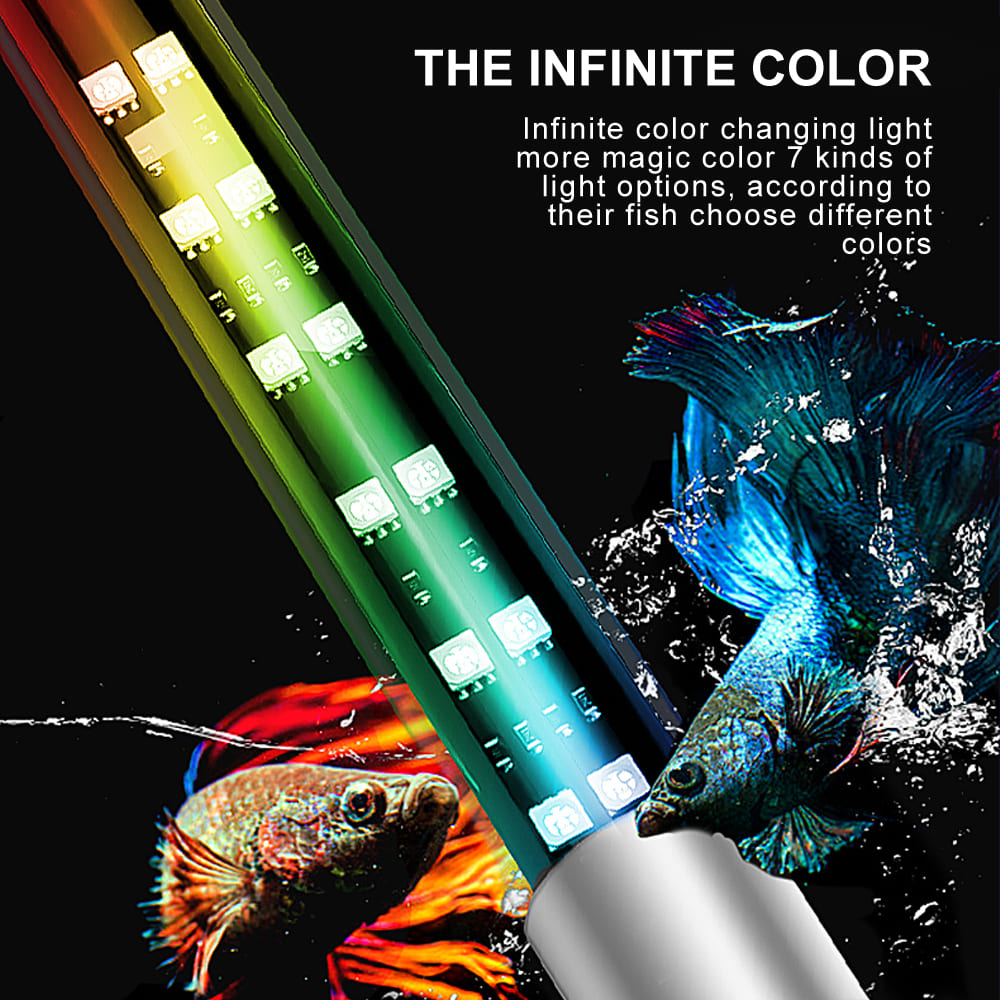 T8 series three-speed color change aquarium light led