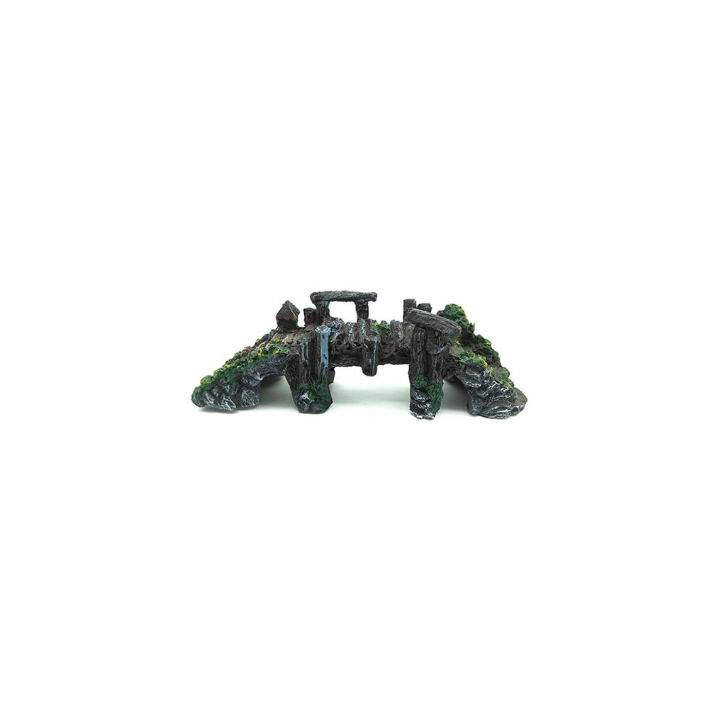 Aquarium simulation arch bridge landscape