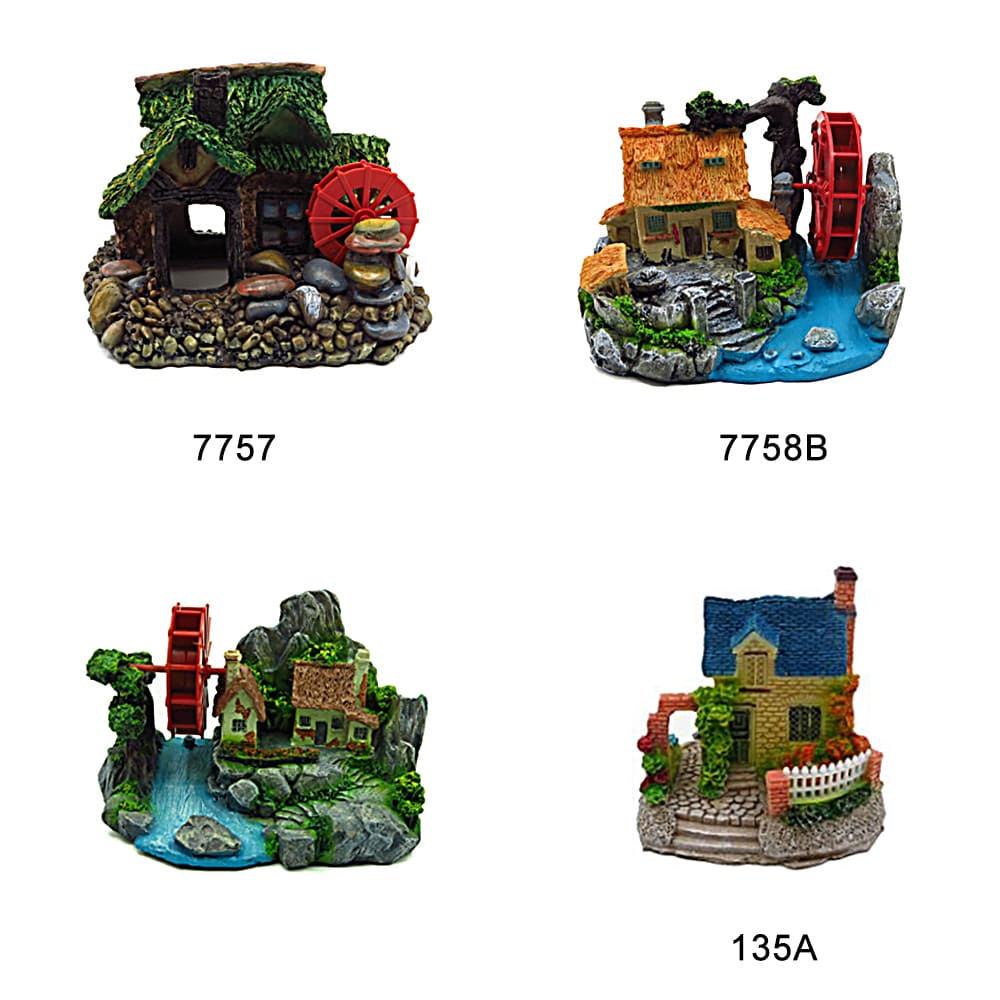 Aquarium simulation house landscape decoration