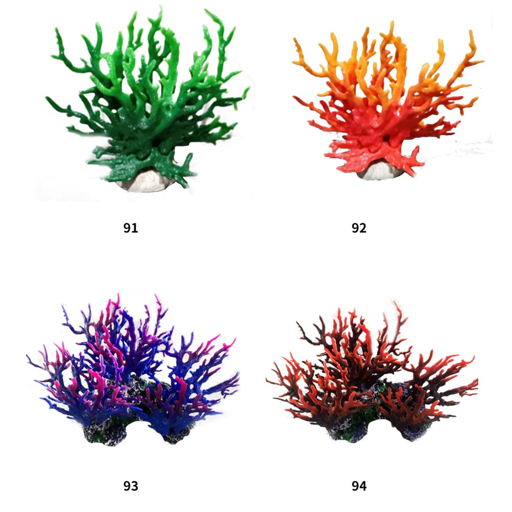 faux coral decor