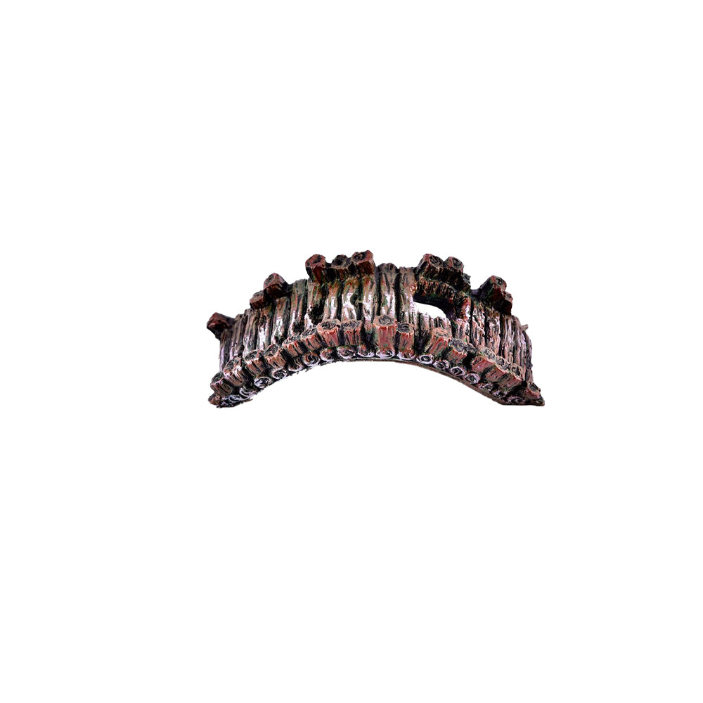 Aquarium simulation arch bridge landscape