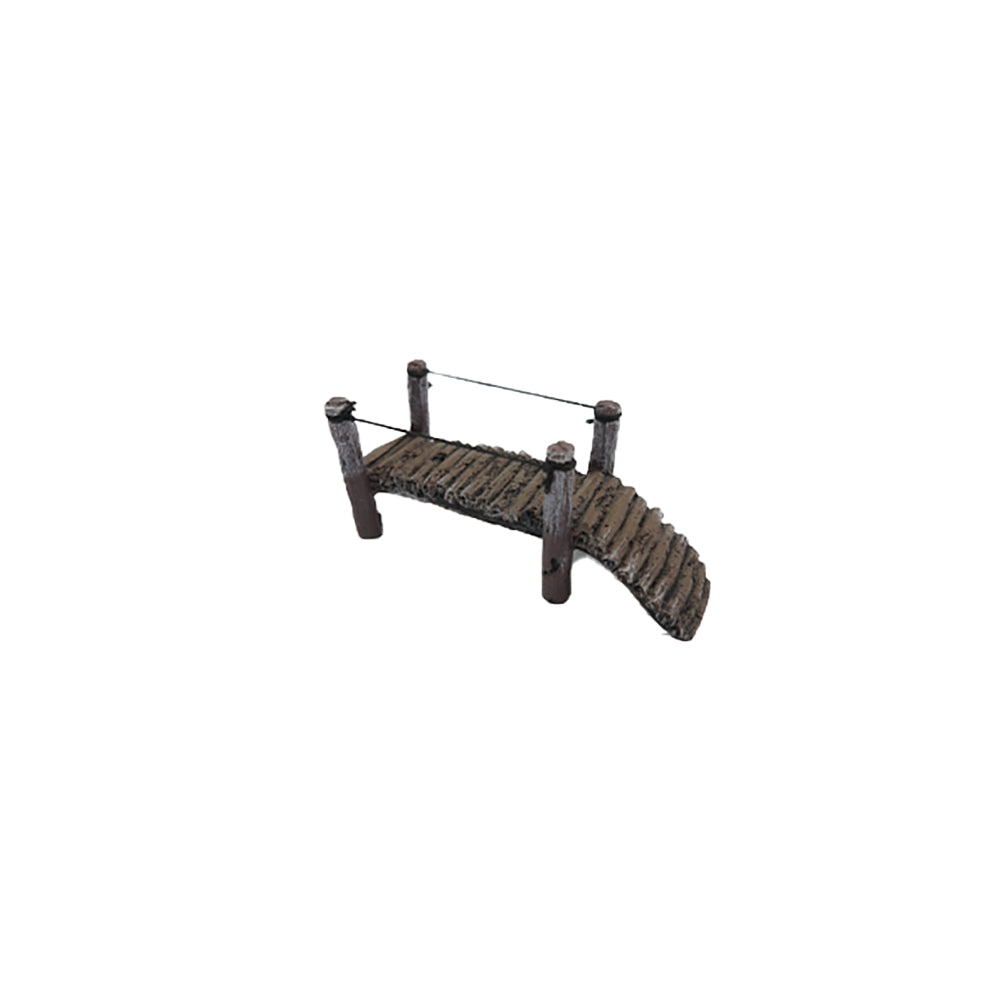 Aquarium simulation arch bridge landscape