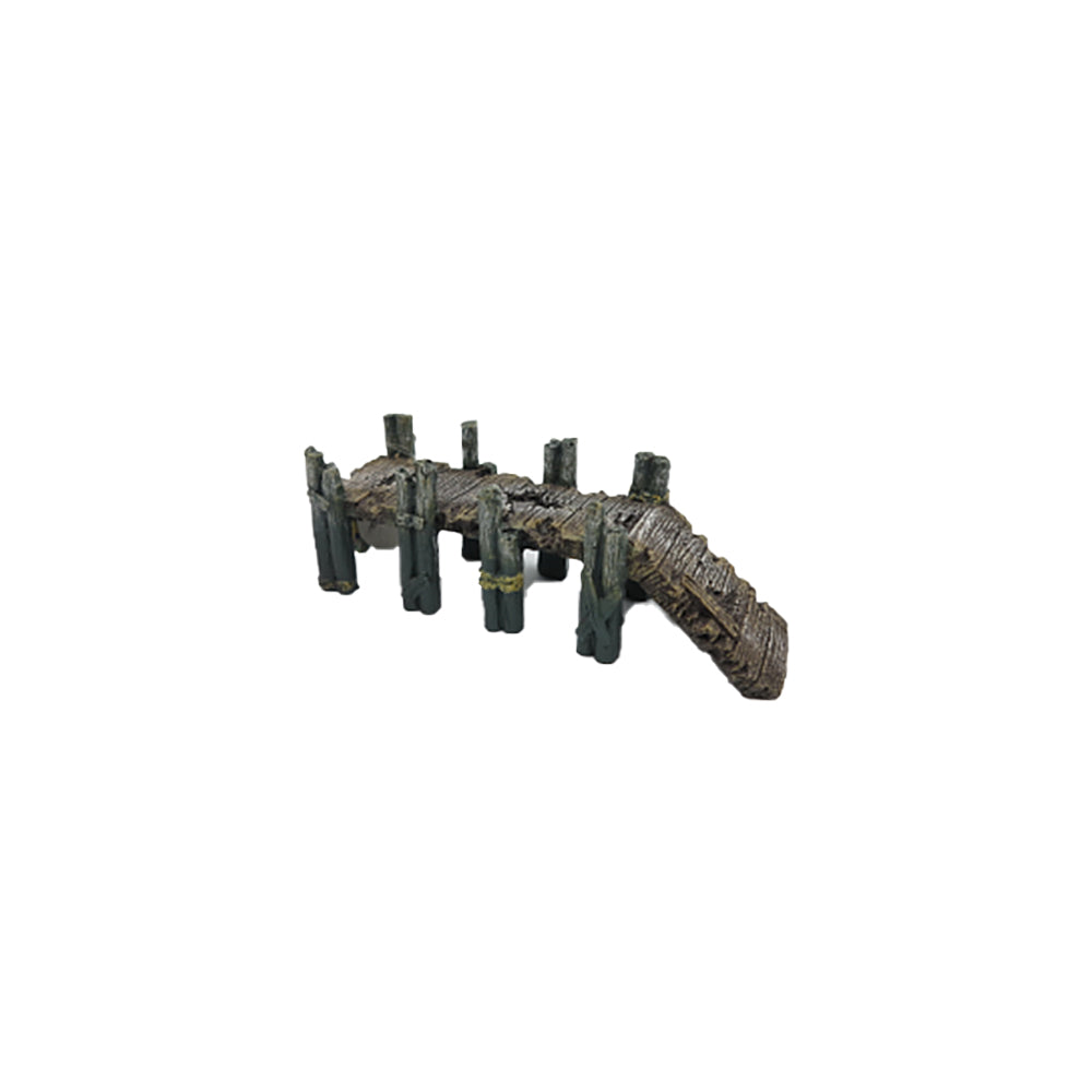 Aquarium simulation arch bridge landscape