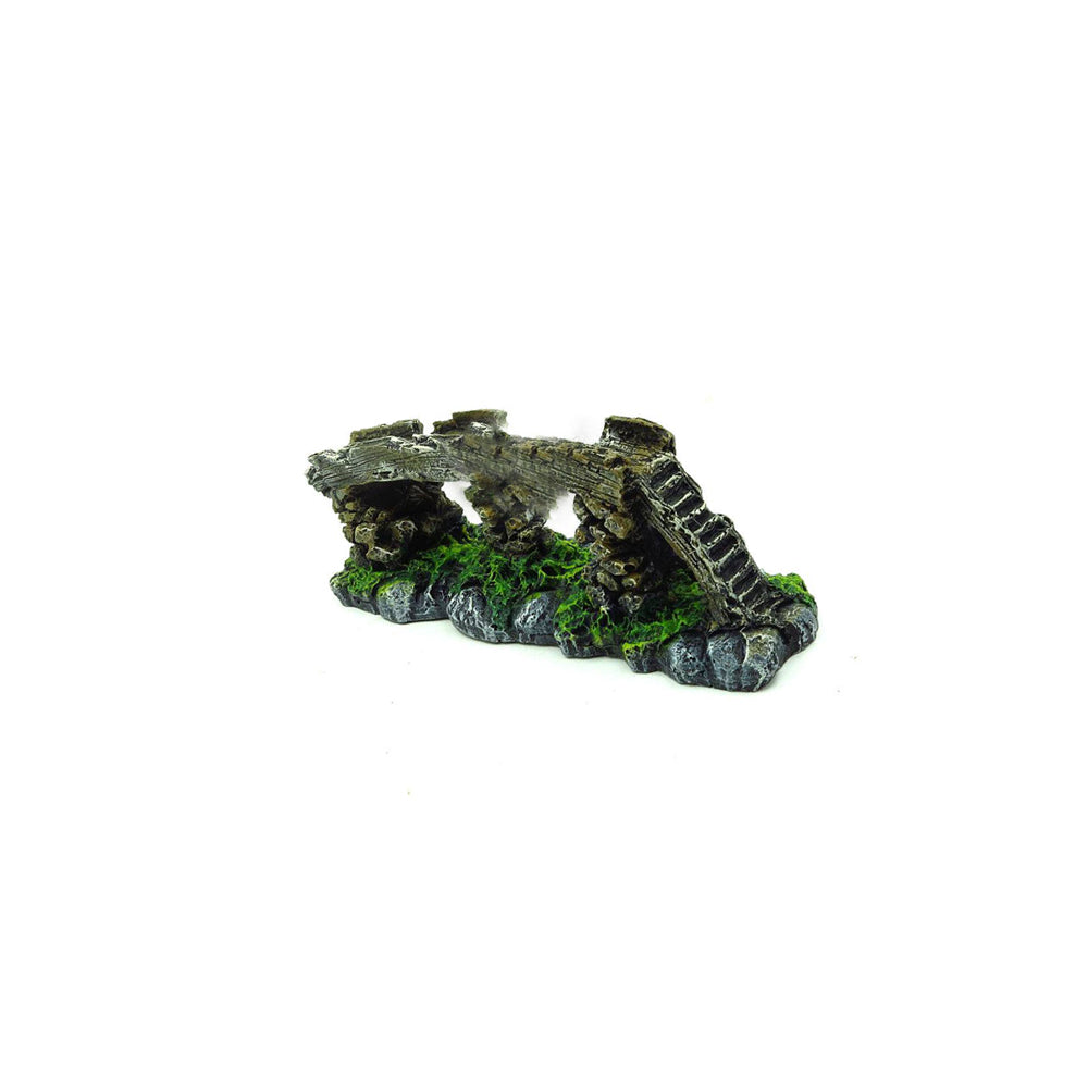 Aquarium simulation arch bridge landscape