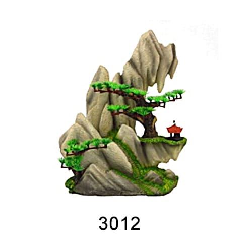 Aquarium resin craft simulation mountain landscaping