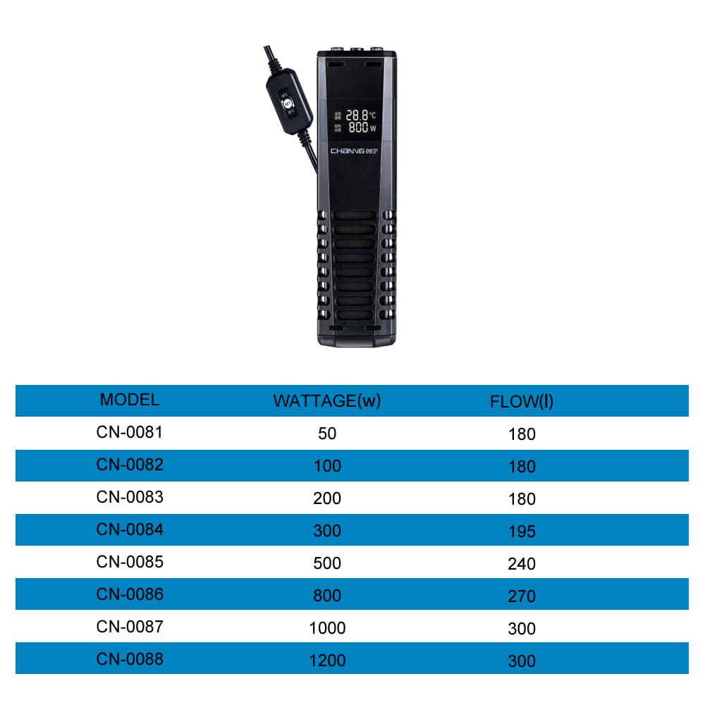 Aquarium variable frequency heater