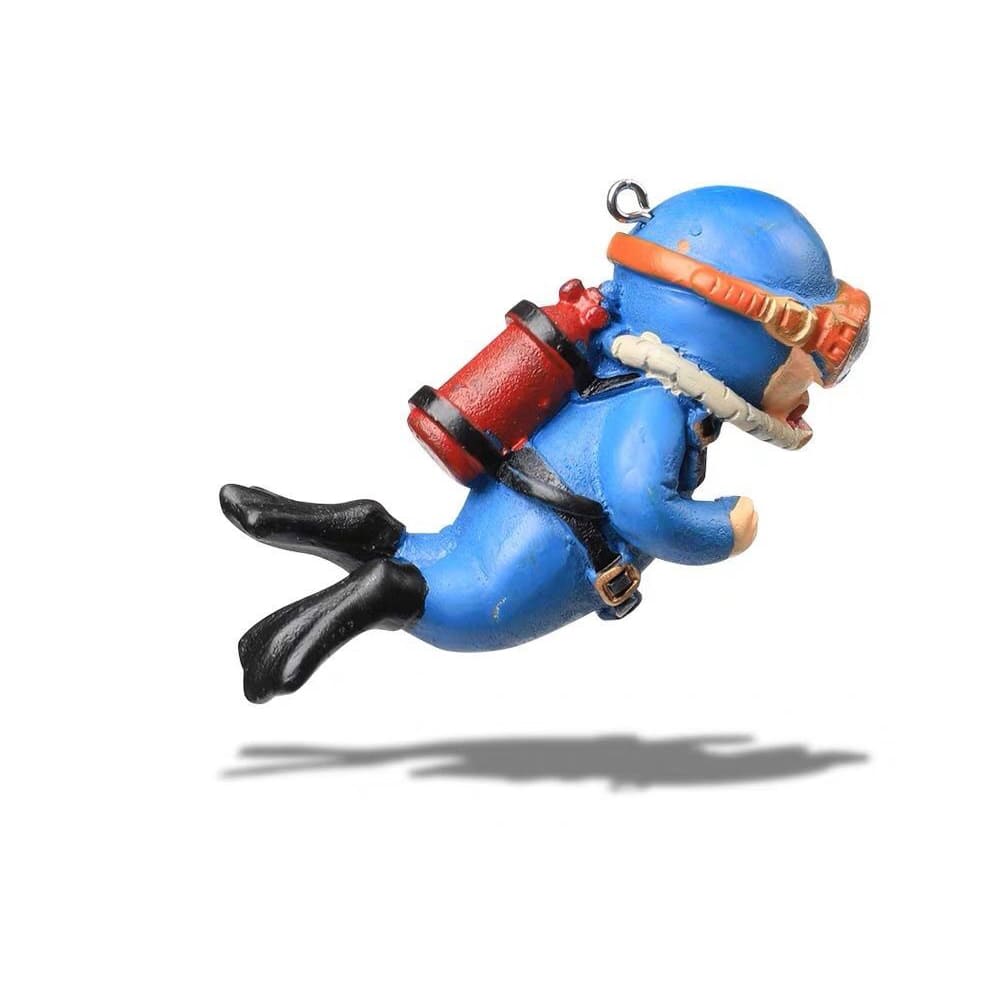 Aquarium Personality Floating Diver Ornament