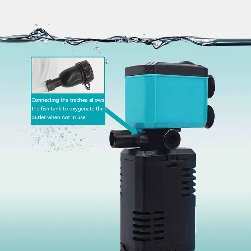Aquarium Built-in filtered oxygen pump