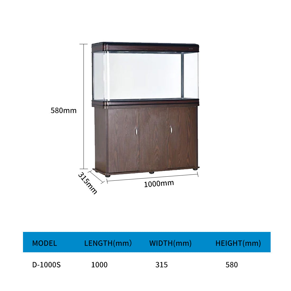 Aquarium classic covered fish tank with LED lights
