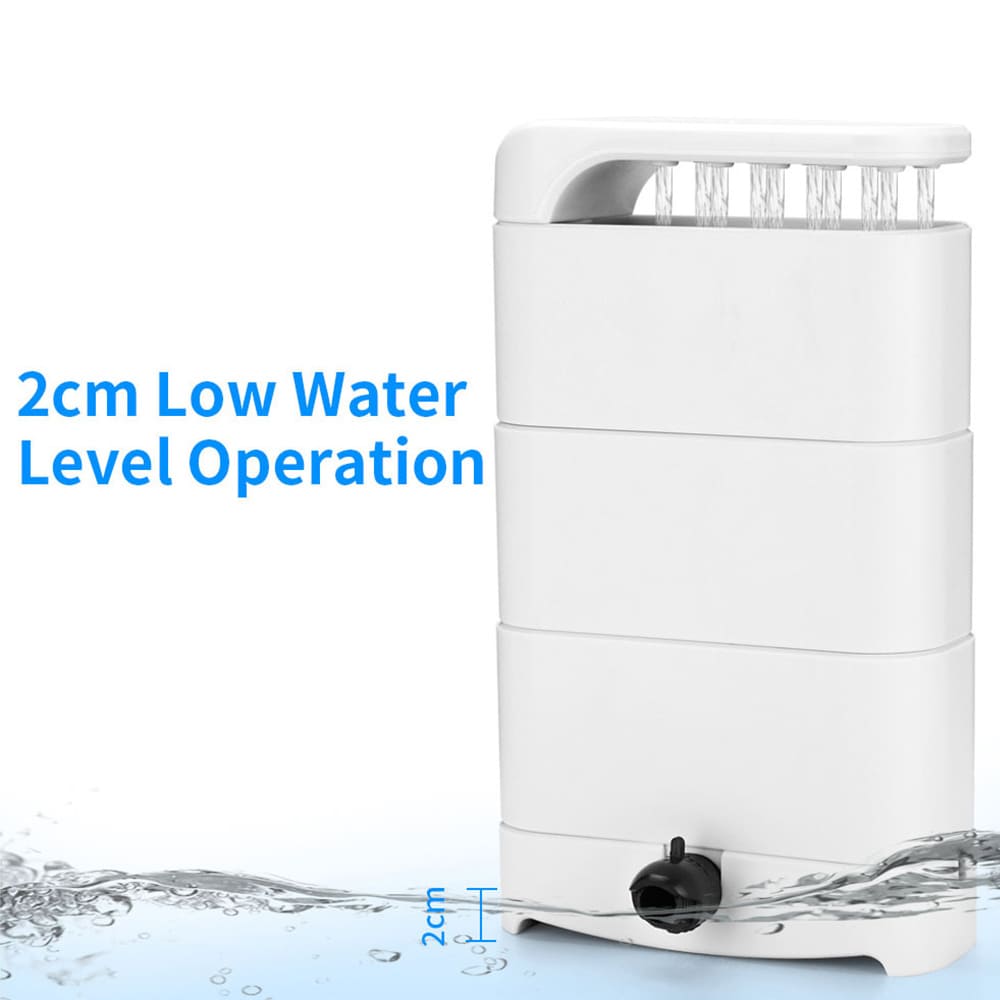 Aquarium low water turtle filter