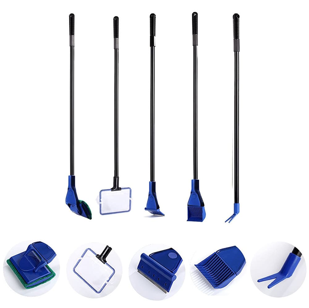5 in 1 fish tank cleaning kit aquarium cleaning tools starter kit