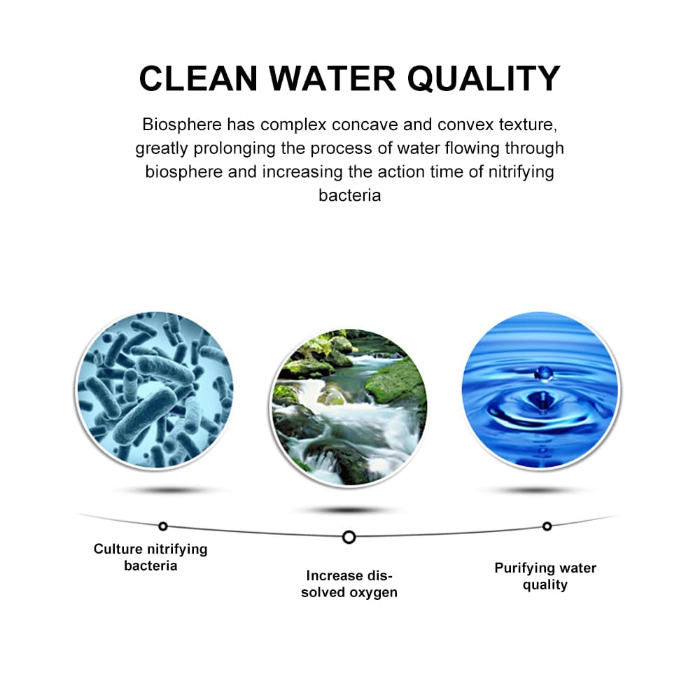 aquarium filter media biological ball