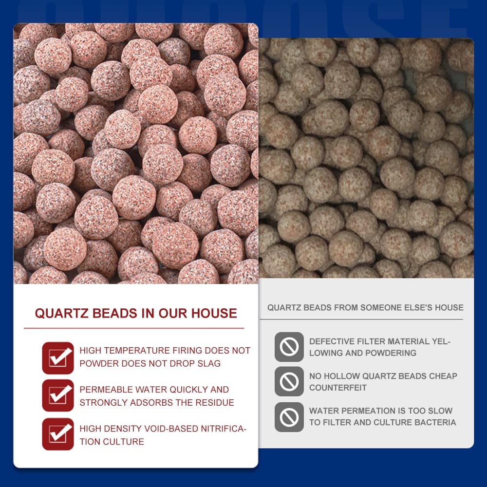 Aquarium Filter Media Quartz Beads