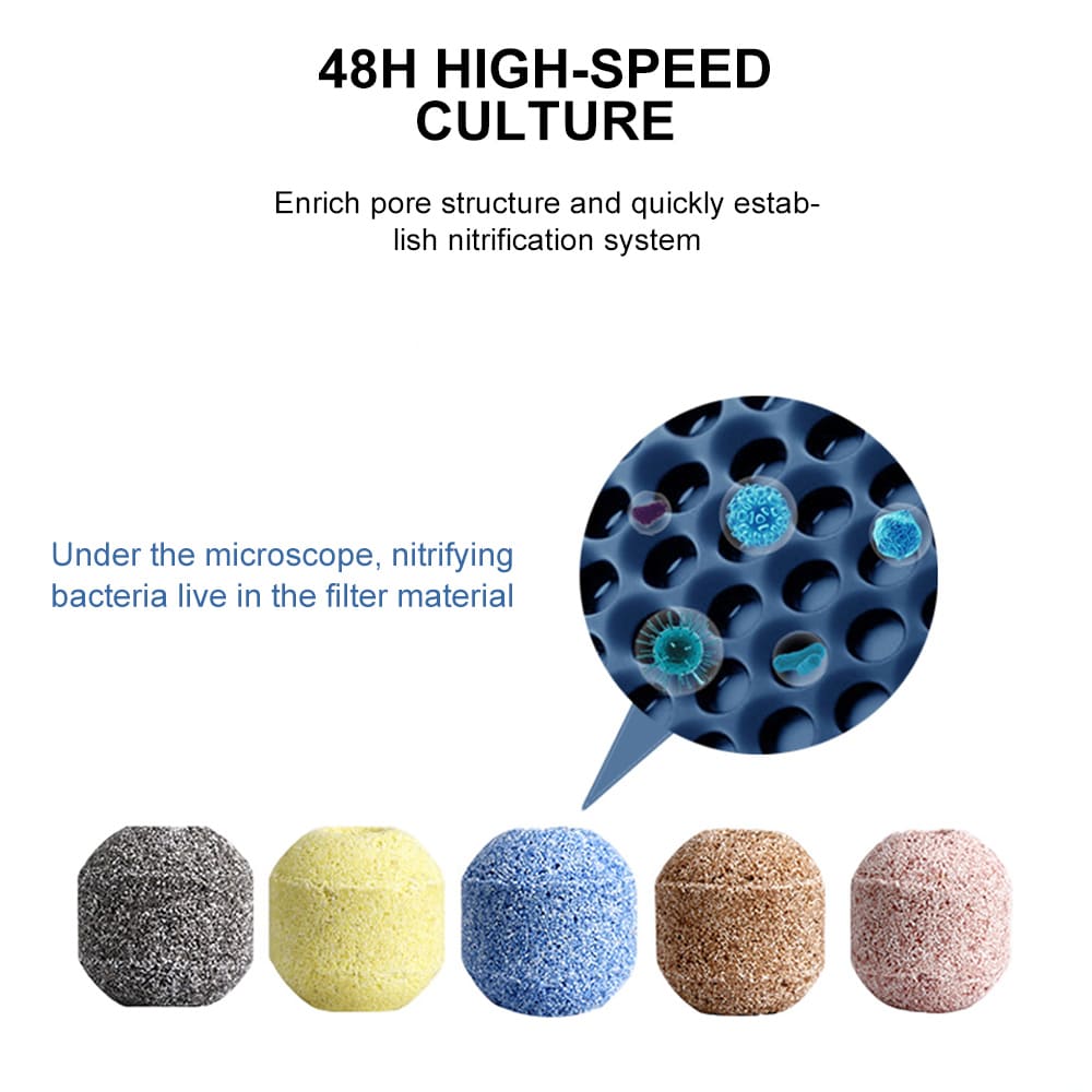 aquarium filter media Nano Quartz Bacteria Ball