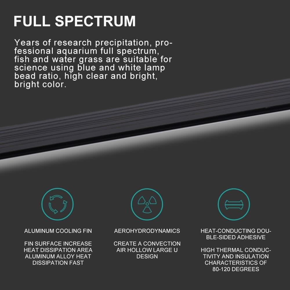 RGB bluetooth regulation version aquarium light led