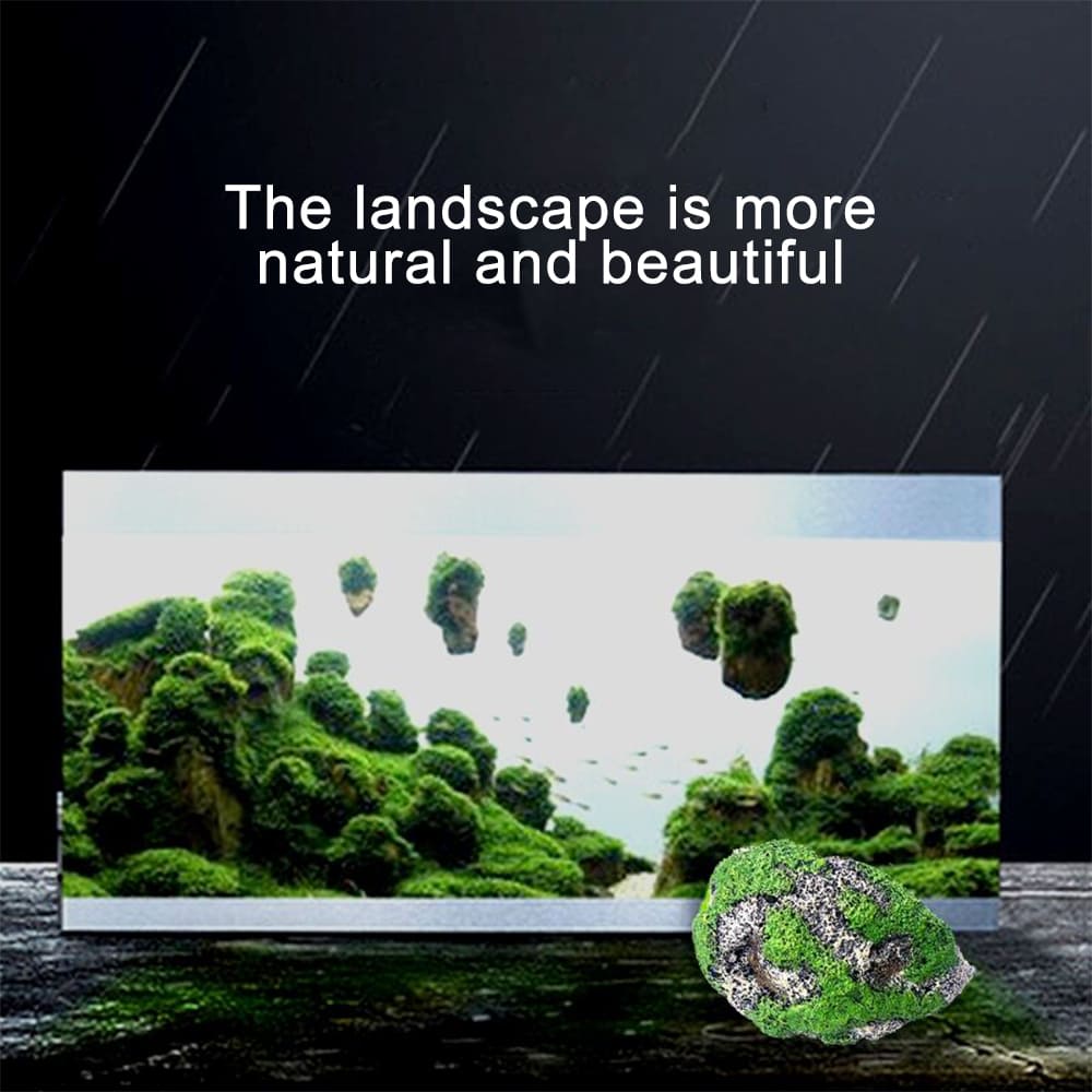 Aquarium The aquarium simulation suspended rockery landscaping decoration,