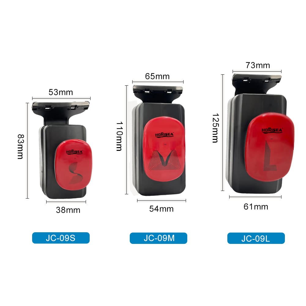 Aquarium magnetic algae scraper with blade