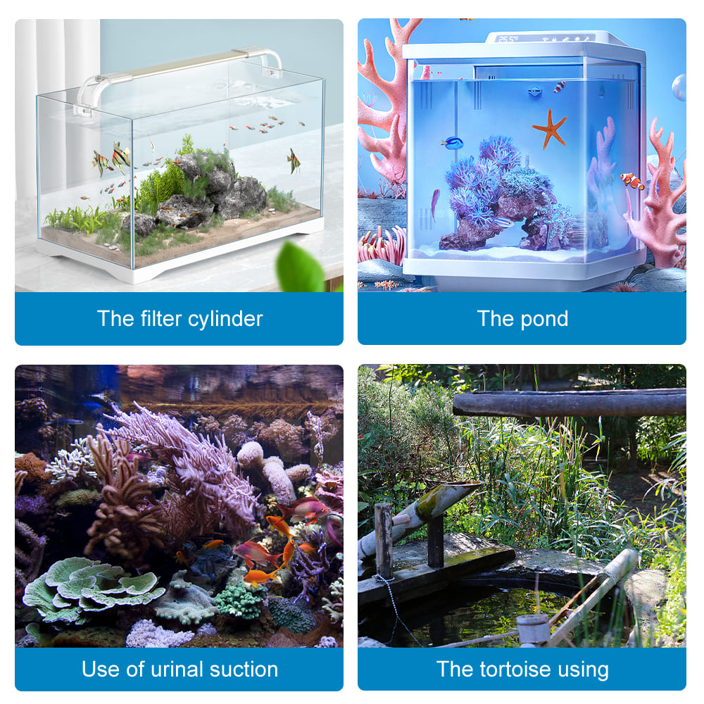 Aquarium three-in-one rigid tube multi-function submersible pump