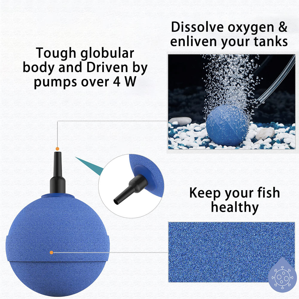 aquarium blue air stone
