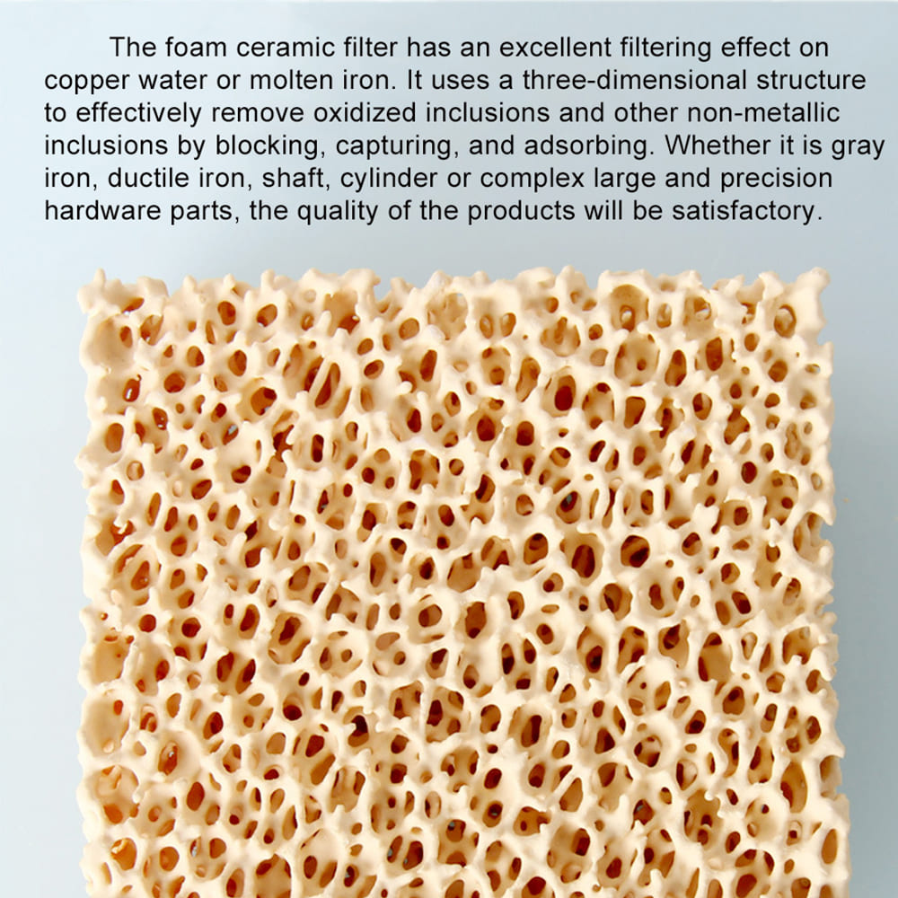 zirconia ceramic foam filter