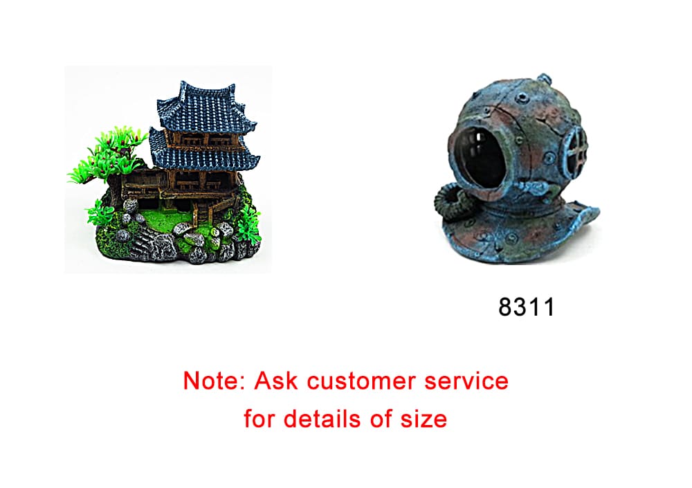 Aquarium resin craft simulation landscaping