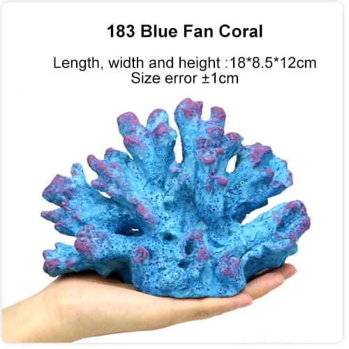 fish tank fake coral decor