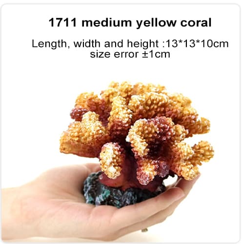 fish tank fake coral decor