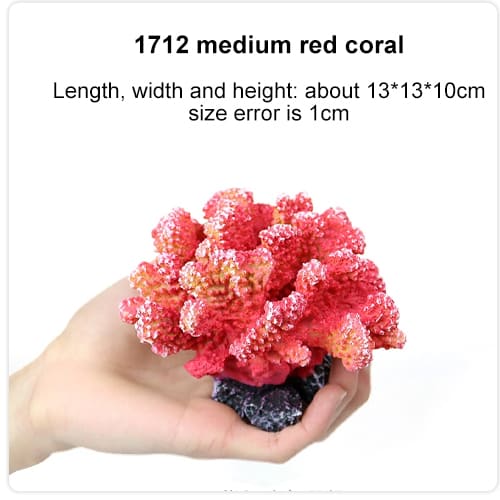 fish tank fake coral decor
