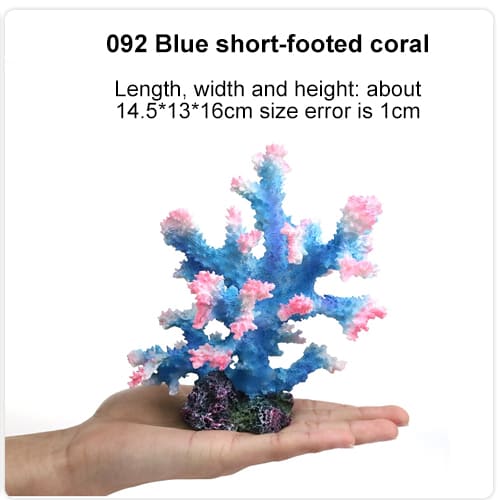 fish tank fake coral decor