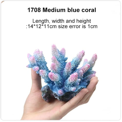 fish tank fake coral decor