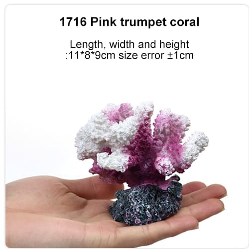 fish tank fake coral decor