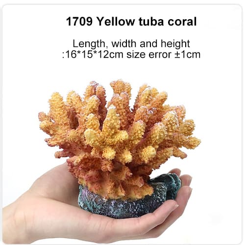 fish tank fake coral decor