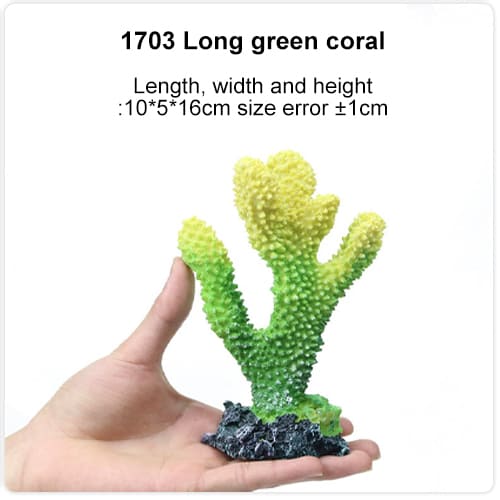 fish tank fake coral decor