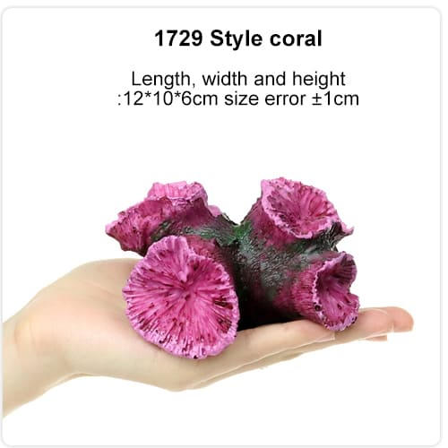 fish tank fake coral decor