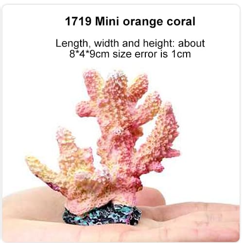 fish tank fake coral decor