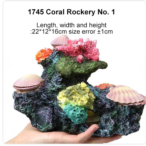 fish tank fake coral decor