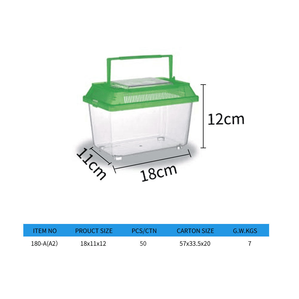 Aquarium Transparent Portable Plastic Small Fish Tank
