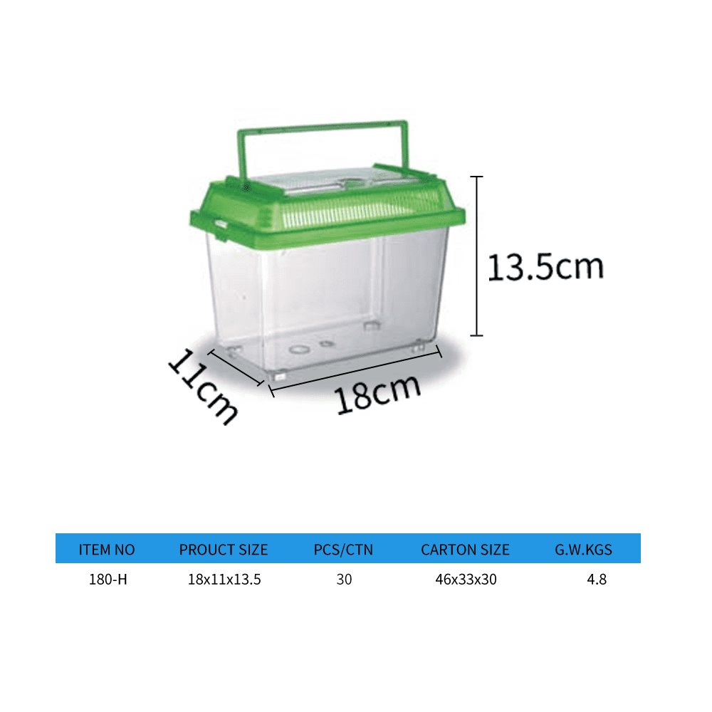 Aquarium Transparent Portable Plastic Small Fish Tank