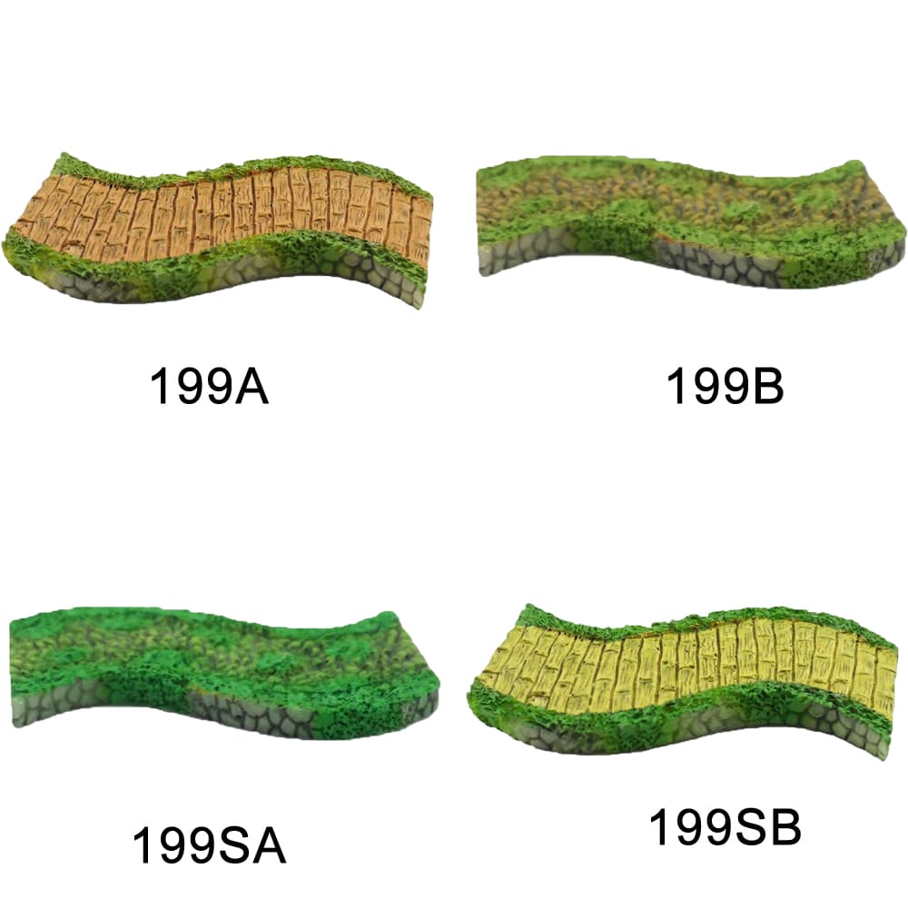Aquarium simulation arch bridge landscape