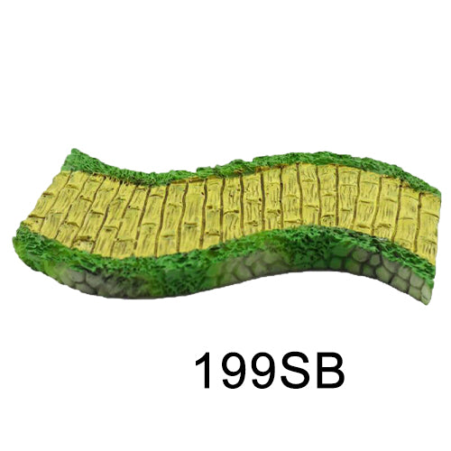 Aquarium simulation arch bridge landscape