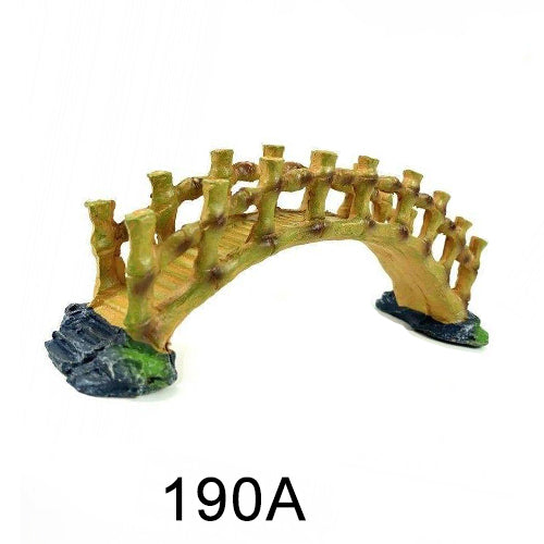 Aquarium simulation arch bridge landscape