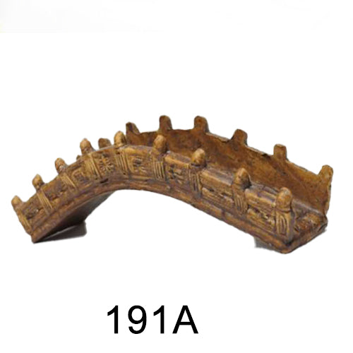 Aquarium simulation arch bridge landscape