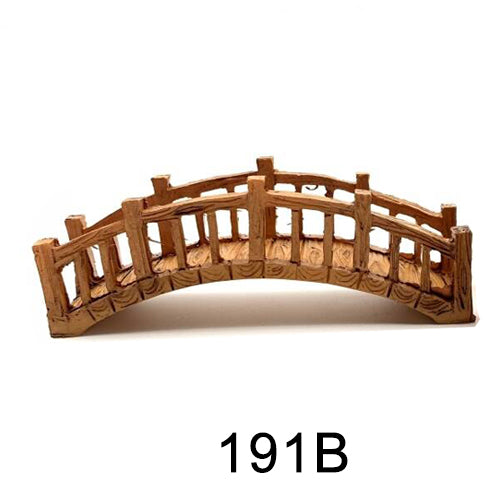 Aquarium simulation arch bridge landscape