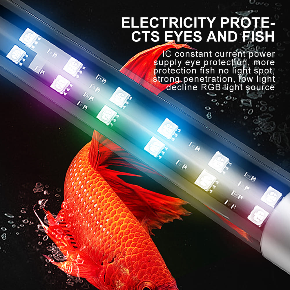 T8 series three-speed color change aquarium light led