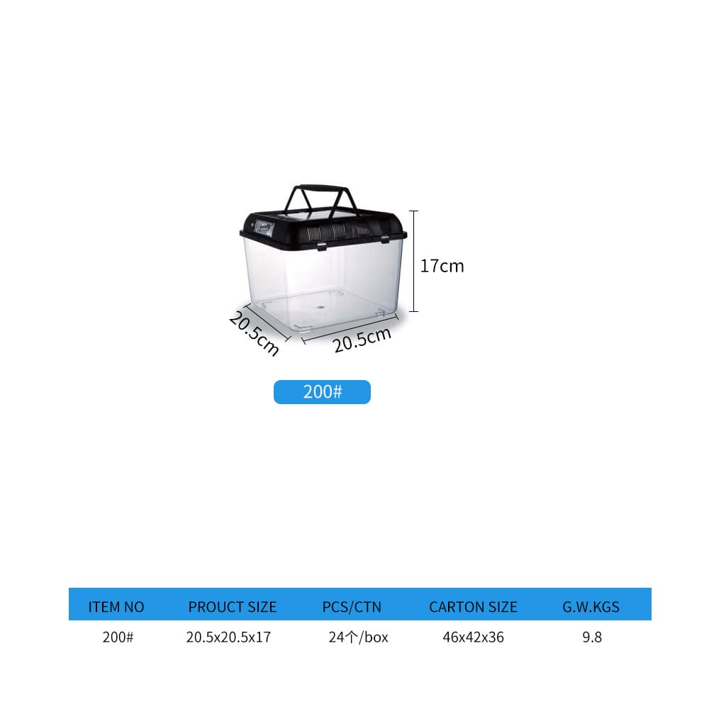 Aquarium plastic small fish tank rearing box