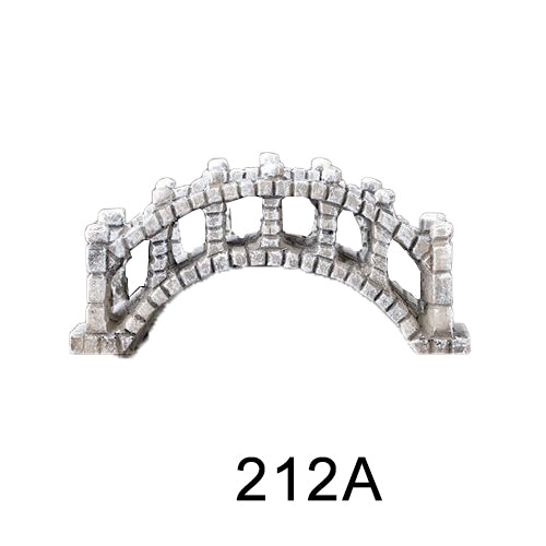 Aquarium simulation arch bridge landscape