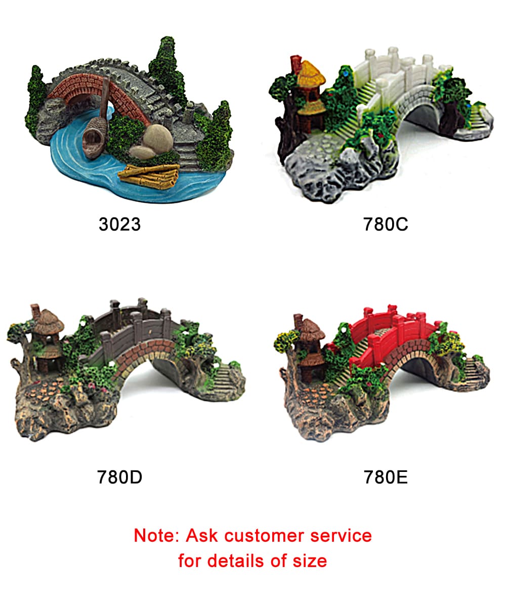 Aquarium Simulation Arch Bridge Landscape Decoration