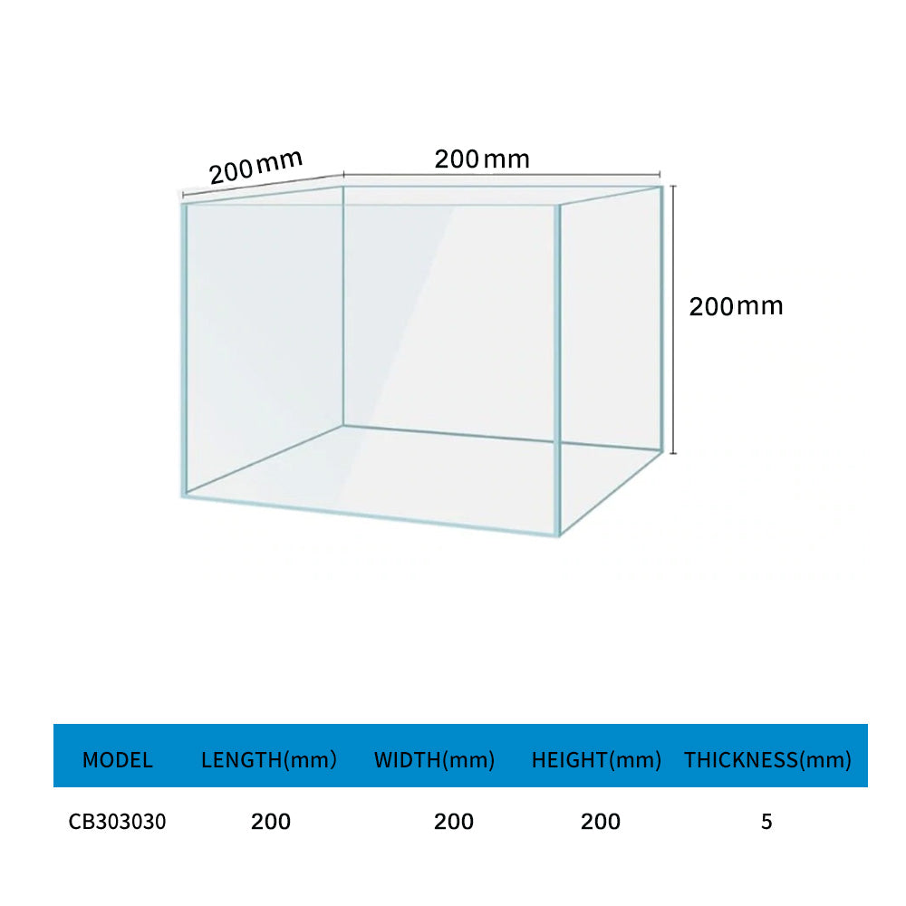 Aquarium ultra-white glass fish tank